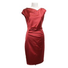Swing, Cocktailkleid, Größe: 38, Rot, Elasthan/Polyester, Einfarbig, Satin #vtr