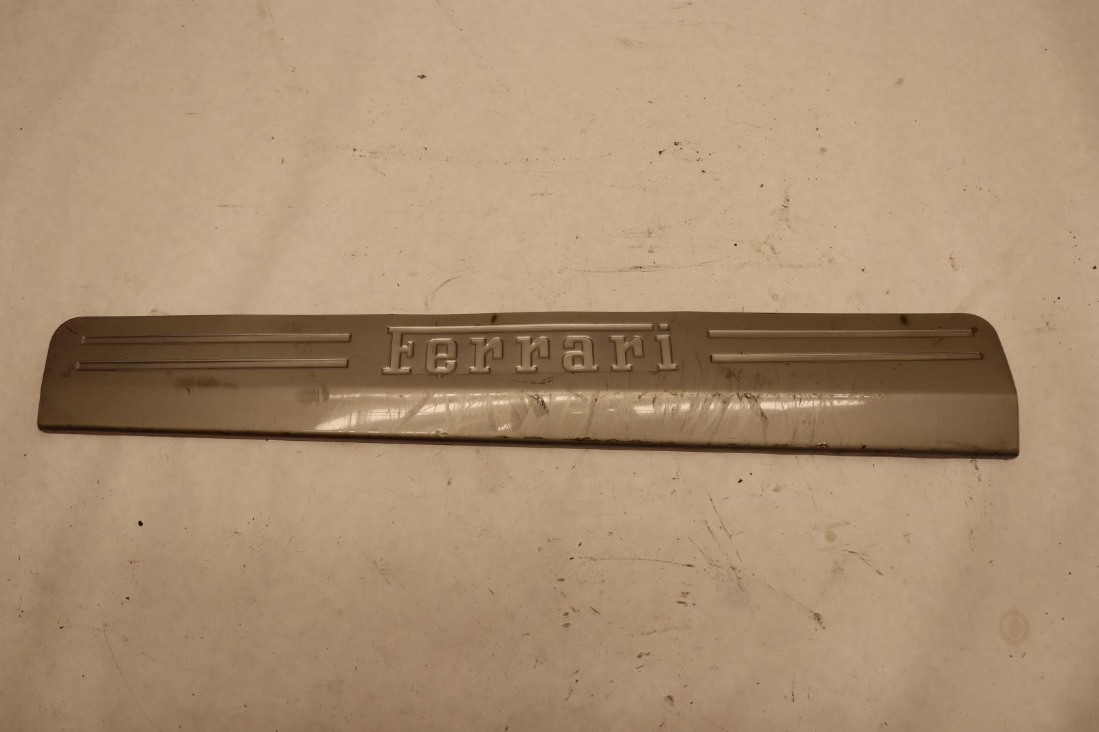 2018 FERRARI 458 FRONT RIGHT PASSENGER SIDE DOOR SILL SCUFF PLATE TRIM OEM