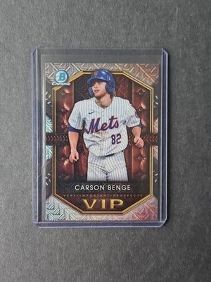 2025 Bowman Chrome VIP Carson Benge #VIP-17 Mega Box Mojo Refractor