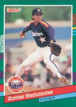 1991 Donruss Xavier Hernandez #708 card