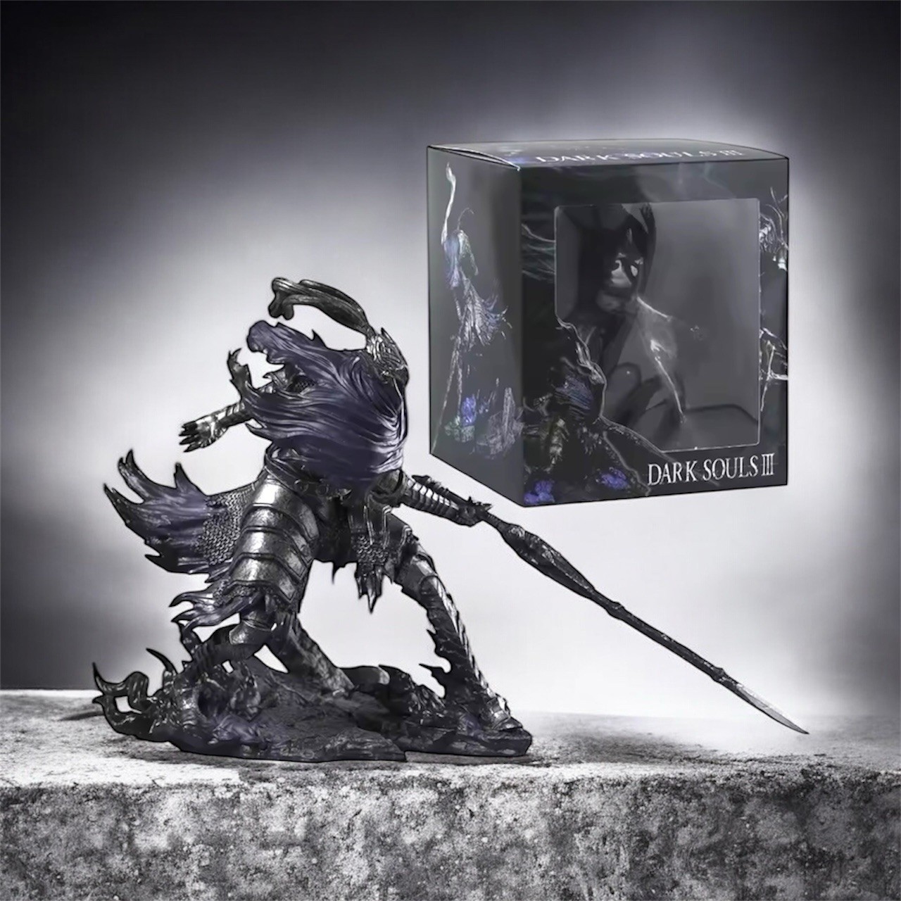 Figurine Artorias Dark Souls III Idée Cadeau Idéal pour Gamer Passionné 18cm