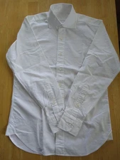 NWOT Brooks Brothers White Cotton Oxford Cloth Spread Collar 14-32 S