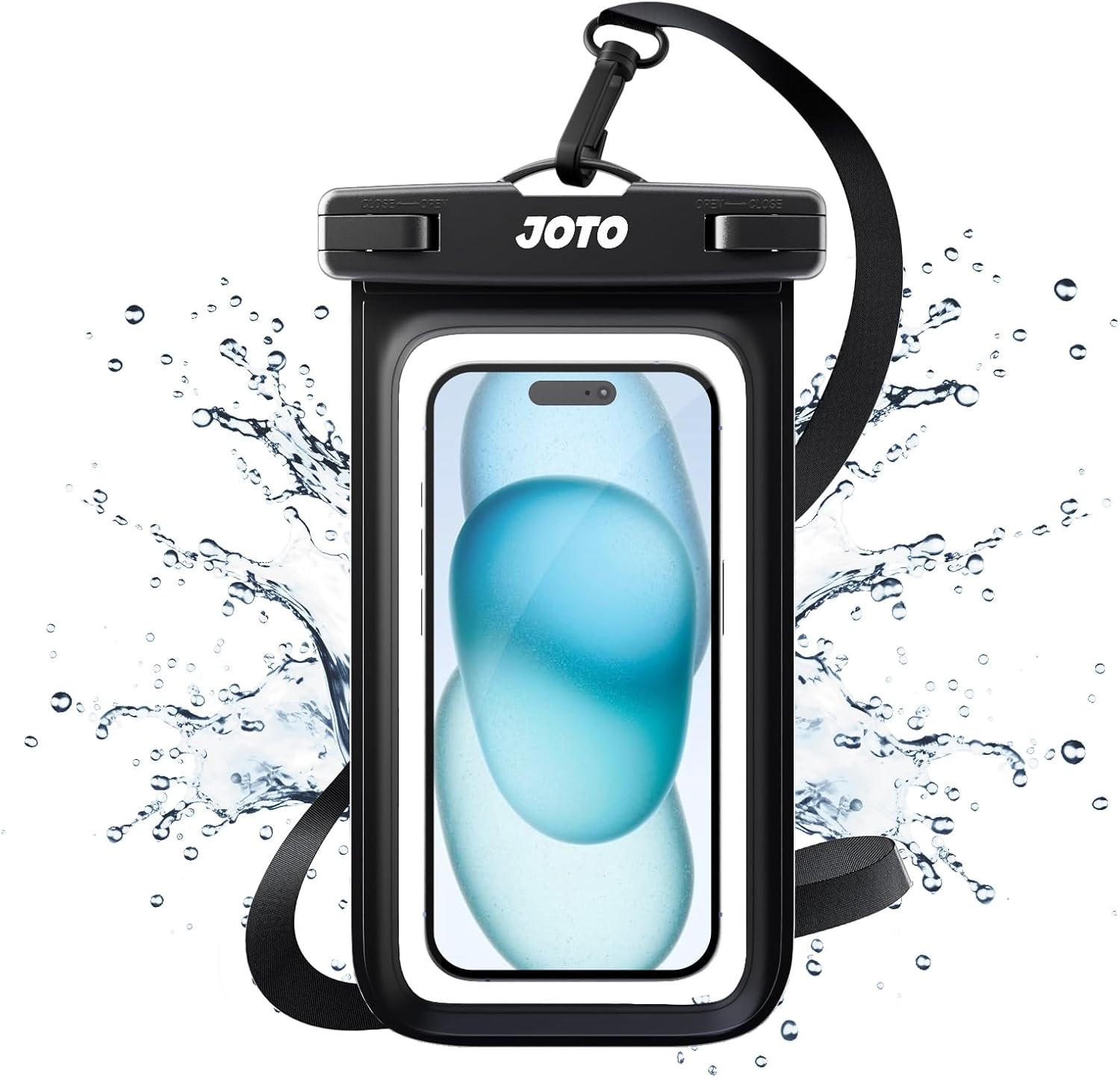 JOTO Waterproof Phone Pouch Cellphone Dry Bag Case for iPhone 17 Air 16 15 14 1
