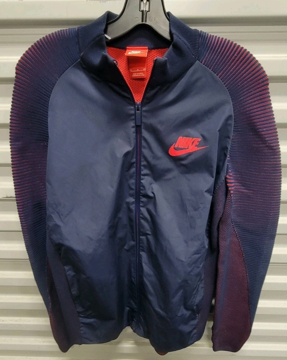 NIKE MENS DYNAMIC REVEAL JACKET 2016 828476-451 - BLUE AND RED