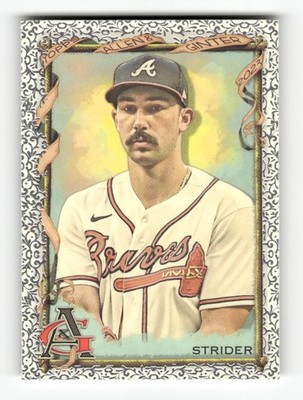 2023 Topps Allen & Ginter Foil Filigree Spencer Strider #4 Atlanta Braves