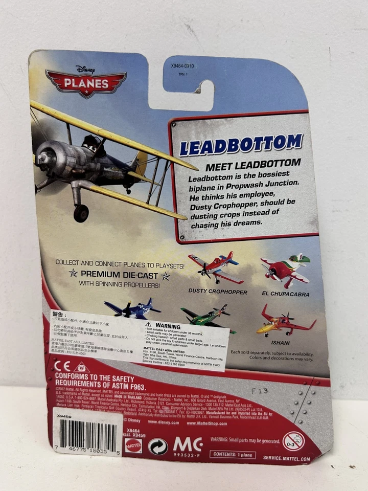 Disney PLANES Leadbottom Mattel - Image 3 of 3