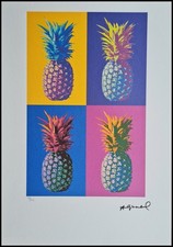 Andy Warhol * Pineapple * Signed Lithograph * Art Print * Limited # 39/125