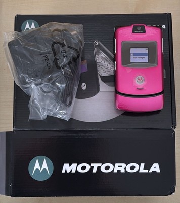 Motorola RAZR V3 Komplett Neu Mit OVP Pink Alles Neu Garantie Händler MwSt 