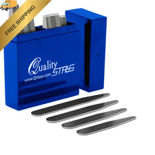 36 Metal Collar Stays for 6- 2.2". 12- 2.35". 2.5" and 2.75", Silver