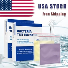 5PCS-E Coli,Coliform Bacteria Test Strips for Water Quality Rapid E.Coli test
