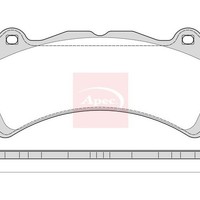 Volvo S60 Iii 224 2019 BremsbeläGe Vorne Apec PAD2377 (R90)