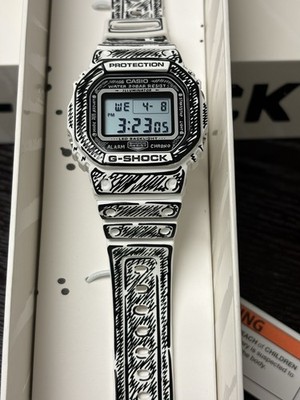 Casio G-SHOCK DW-5600JV Square Digital Sport Watch White Black