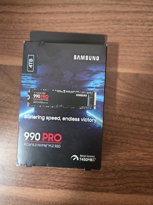 Samsung 990 PRO 4TB NVMe M.2 SSD PCIe 4.0   7450MB/s   Brand New Sealed