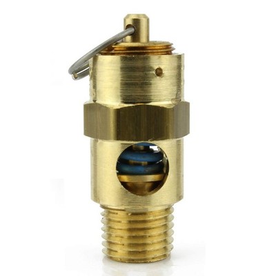 New 1/4 ASME Brass Safety relief Valve 150 PSI American made Compressed