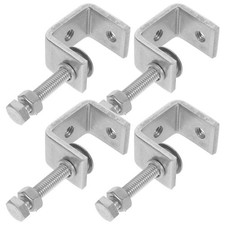 2 Pcs Quick Release Clamp Stainless Steel C-clamp Clamps Metal for Woodwork