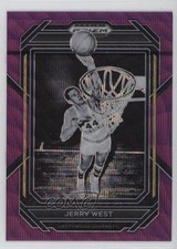 2023-24 Panini Prizm Draft Picks Purple Wave Prizm Jerry West #81 HOF 1q4v