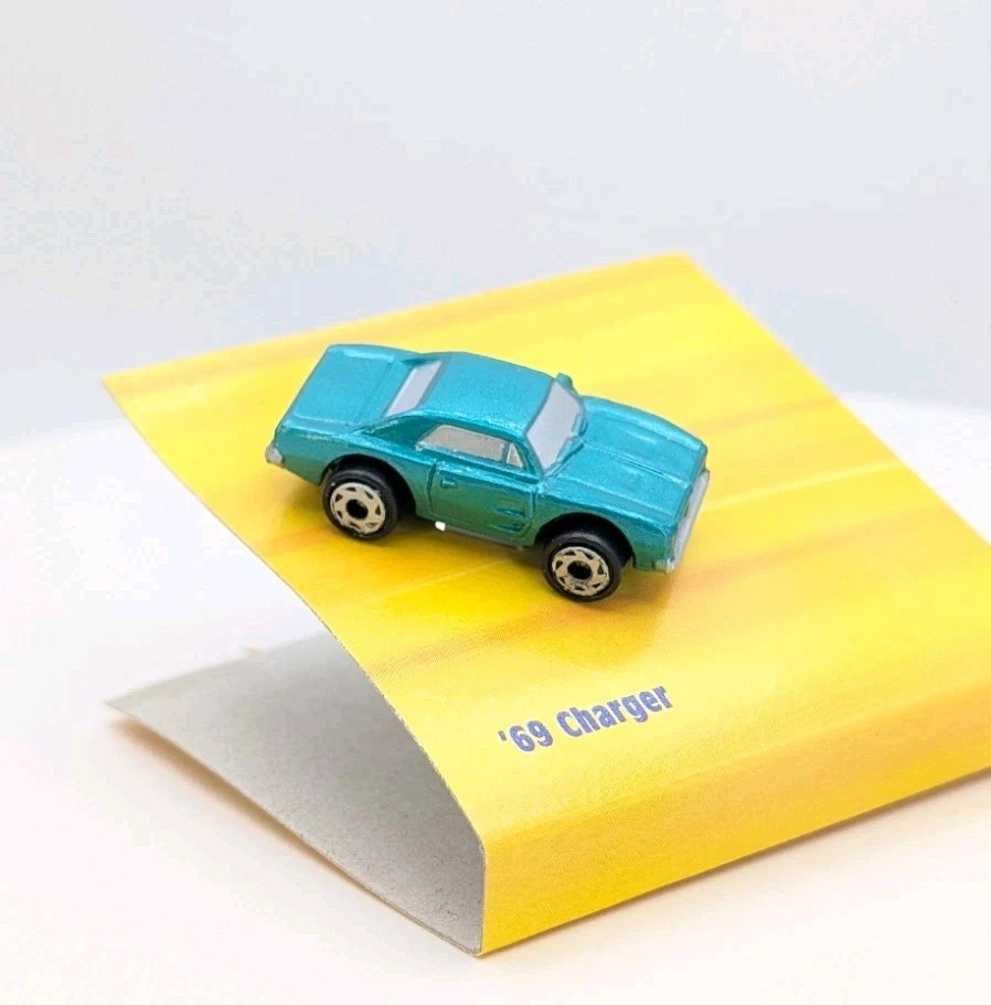 Micro Machines Green '69 Dodge Charger Target Custom Car Shop Collector Set - Image 2 of 4