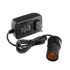 For 12v 2A Sunforce DC Power Electrical Converter Wall Outlet To Auto Car Truck