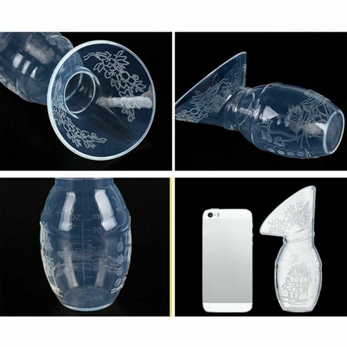 Manual Nursing Strong Suction Silicone Breast Pump Mom Breastfeeding Milk Saver - Picture 10 of 14