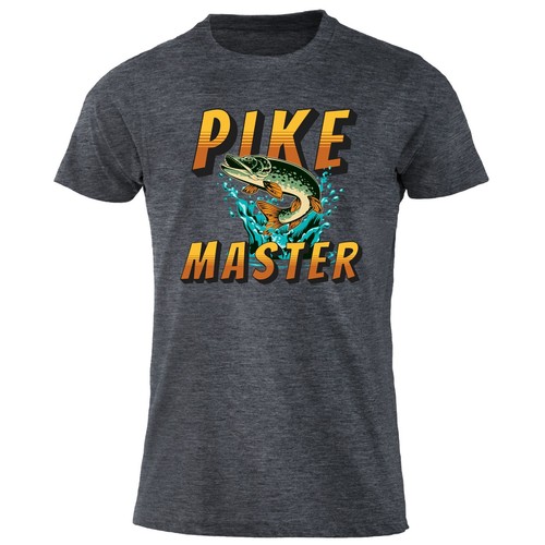 T-Shirt Pike Master lustig Nördlicher Hecht Angeln T-Shirt Vater Angler Fischer Opa - Bild 36 von 41