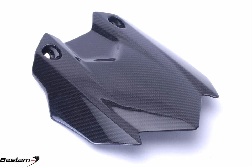 Yamaha 2015-2024 R1 R1M R1S Carbon Fiber Rear Hugger Mud Guard Fender Twill - Image 2 of 4