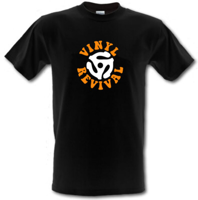 Vinyl Revival Record Store Day Retro schwere Baumwolle T-Shirt Größen: Small - XXL