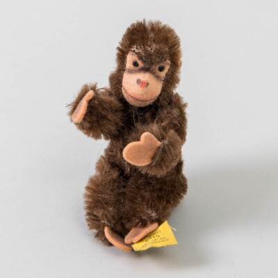 シュタイフ☆Jocko Chimpanzee & Chamois Buck Steiff Almost Smallest