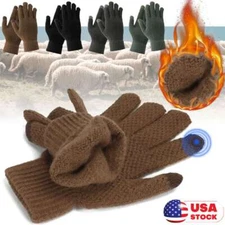Knitted Touch Screen Gloves Thermal Windproof Winter Warm Mittens for Men Women