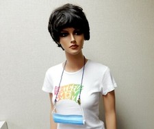 Face Mask Lanyard, Lot of 12, Neck Strap Holder Keeps Mask Handy, Clips On/Off