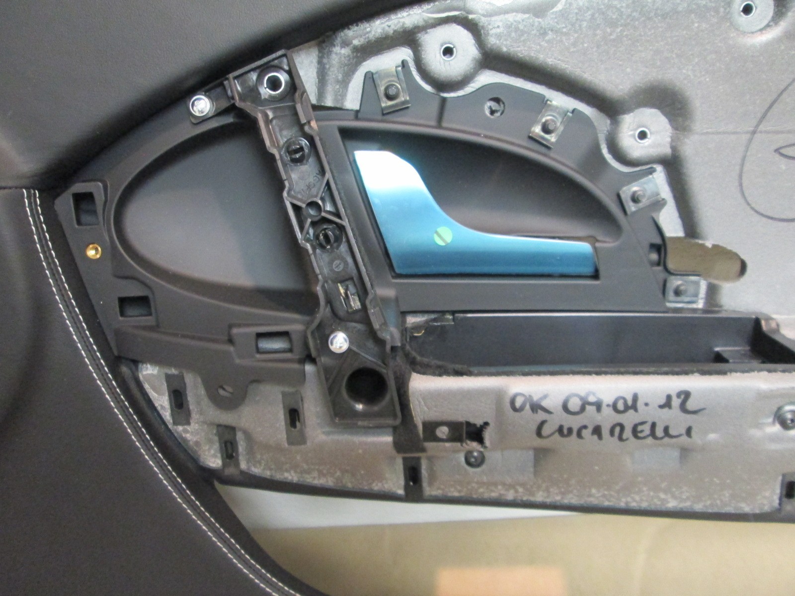 Maserati Quattroporte - RH Front Inner Door Panel - Black - NEW # 986090000