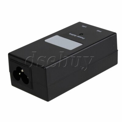 2xPOE Injector Power Supply Fit IP Camera Wireless Network Access Point 24V 0.5A