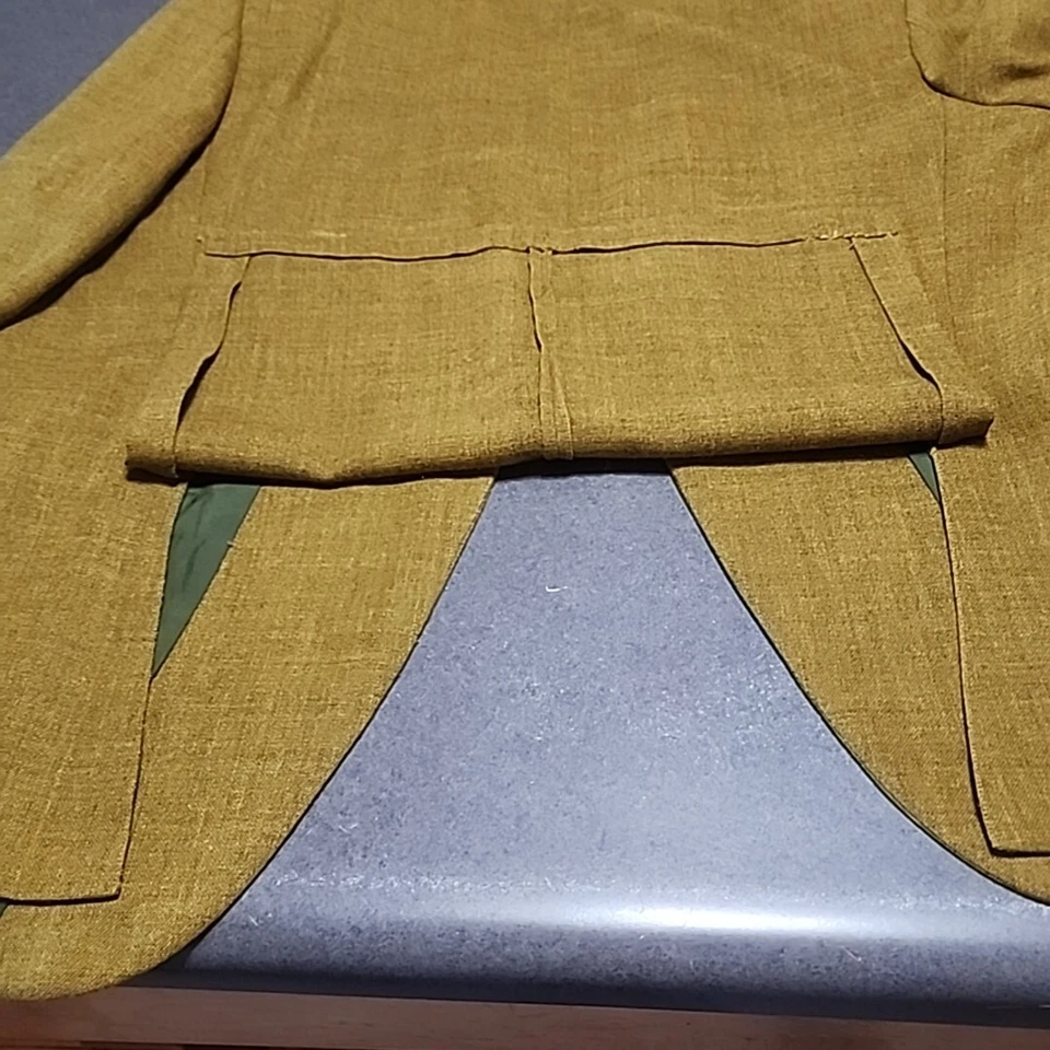 Blazer de hombre vintage años 60 The Gay Blade jaspeado verde musgo botón único Foto 4 de 4