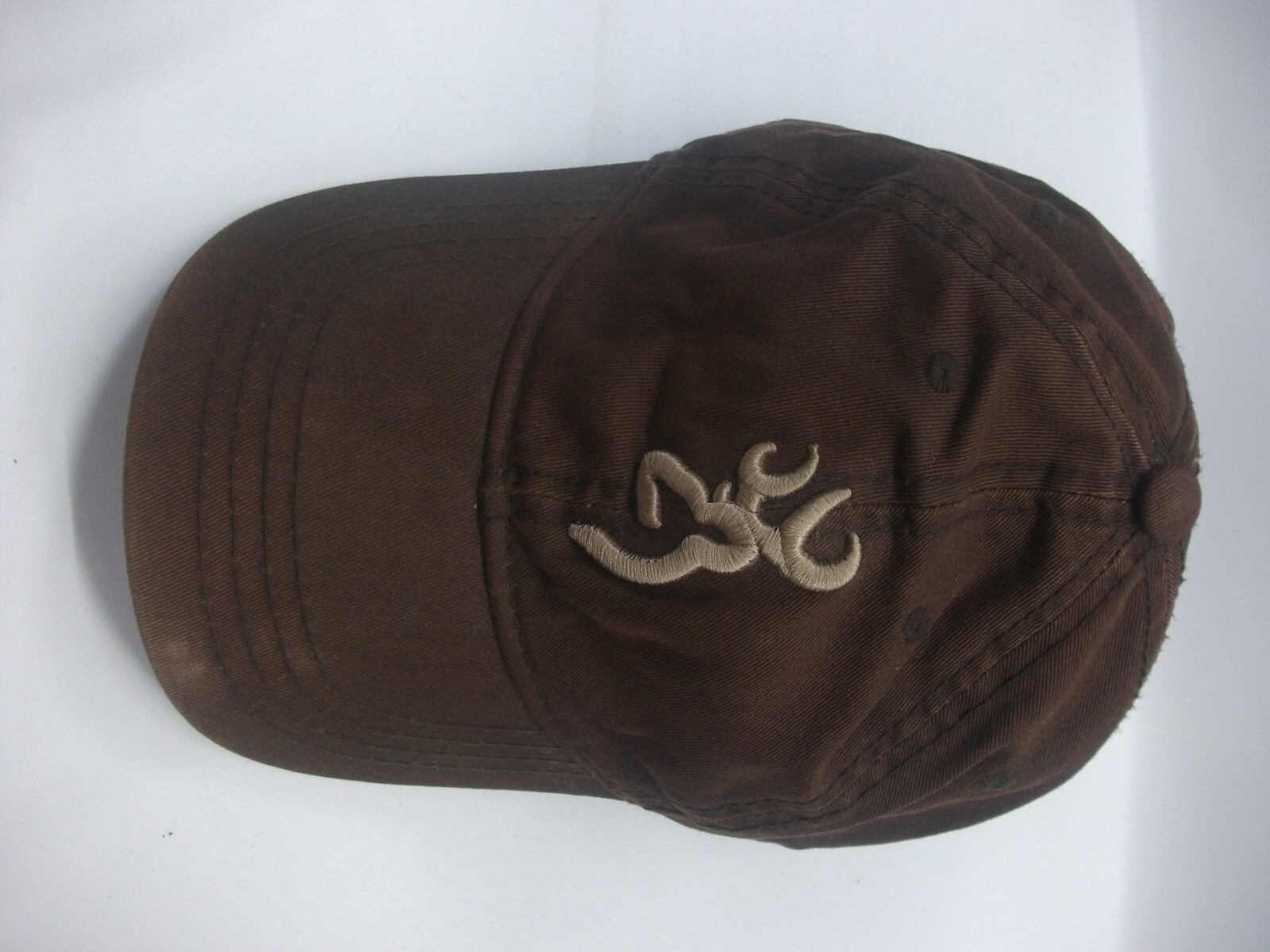 Browning Hat Brown Hook Loop Baseball Cap - image 7