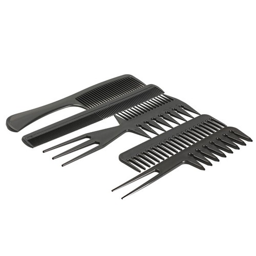 10pcs Comb Make Up Comb Professional Hair Combs Anti-static Hairbrush - Afbeelding 4 van 12