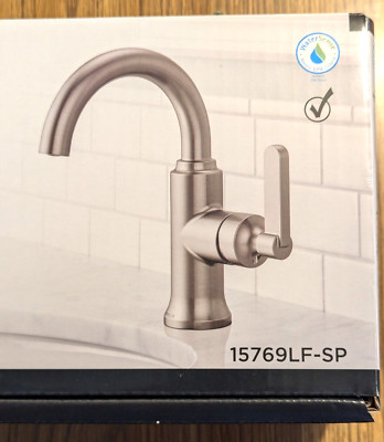 Delta ALUX 15769LF-SP Single Handle Bathroom Faucet SpotShield Brushed Nickel