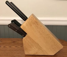 J. A. Henckels EverSharp Knife Block With 4 Knives