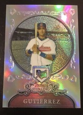 2006 Bowman Sterling FRANKLIN GUTIERREZ Refractor Rookie SP #d 34/199! MARINERS