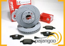 Für VW Golf Plus - Zimmermann gelochte Sport Bremssscheiben Bremsbeläge vorne