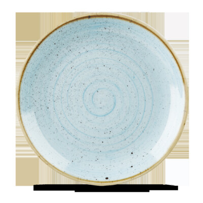Churchill STONECAST Coupe Plate Duck Egg Blue Teller Porzellan 28,8 cm blau