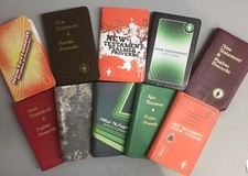 Lot of 5 random Pocket Gideons BIBLE PsalmsProverbs New Testament MXD Versions 
