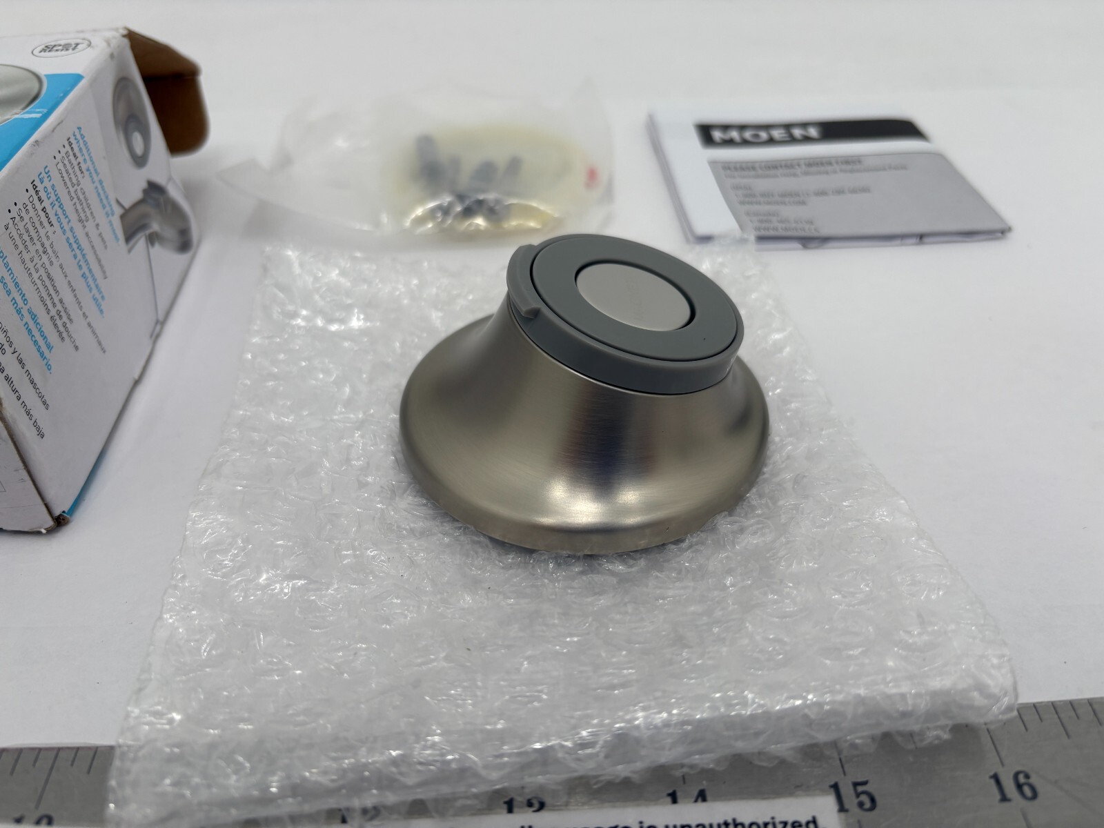 NEW Moen Magnetix Remote Dock Cradle Handheld Shower - BRUSH NICKEL - 196117SRN