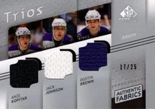 2008-09 SP Game Used Authentic Fabrics Trios Hockey Card Pick