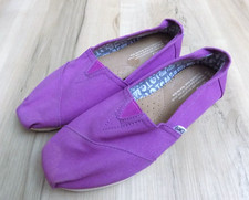 Toms Purple Shoes Women's Size 6 Classic Canvas