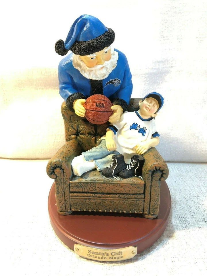 3 Orlando Magic Basketball Memory Company NBA Santa Ornament relógio flutuante masculino - Imagem 2 de 4