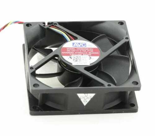 AVC DS08025R12U DC12V CPU Cooling Cooler Mute Fan 12V 0.7A 4-pin P016 8025 8CM - Image 4 of 4
