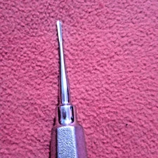 2MM STRIAGHT DENTAL ROOT ELEVATOR SHARTBLAST HANDLE OR POLISH TIP