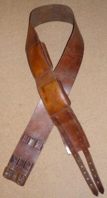 Vintage brauner englischer Leder großer Pferderoller von D.Murray Winslow