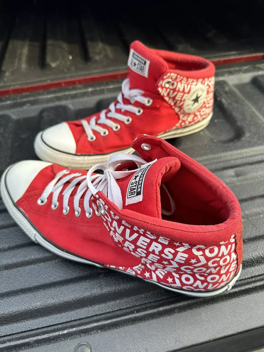 Red mens converse hotsell