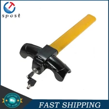 New Steering Wheel Lock Heavy Duty AUTO Anti Theft Car Security Rotary Universal