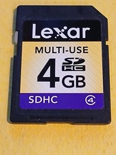 Lexar 4GB SDHC card Class 4 Multi-use